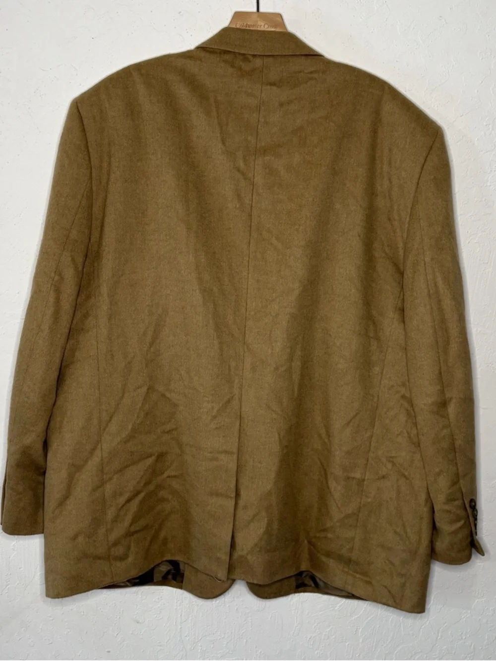 Joseph & Feiss Jacket Mens 50 Regular Beige Tan 100% Camelhair Blazer Sport Coat